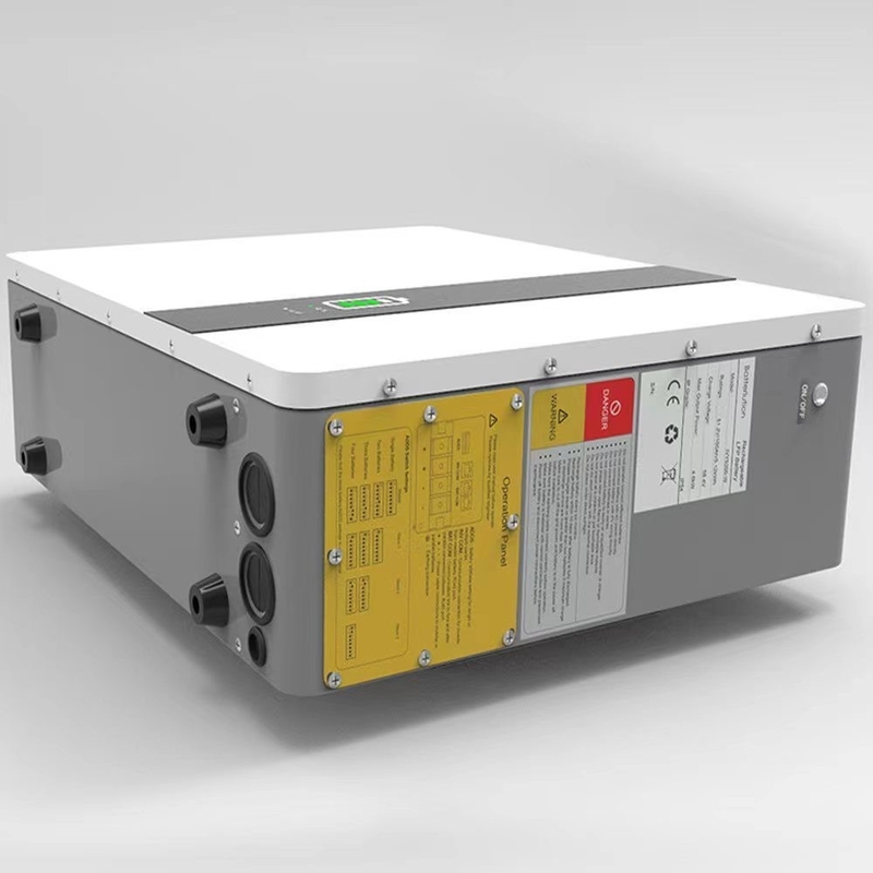 Batterie de stockage d'énergie solaire Li-ion LiFePO4 51.2V 100ah 6000 cycles 536.3*464*180.5mm