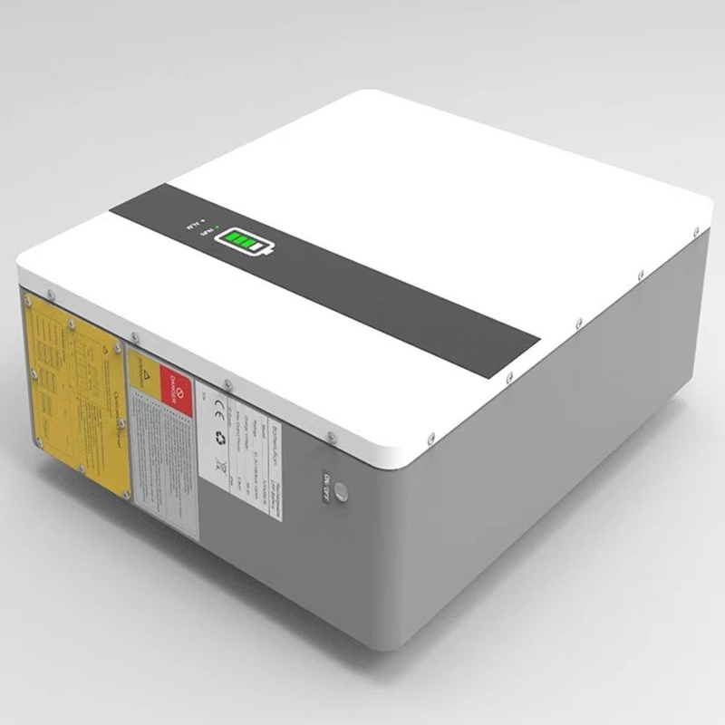 Batterie de stockage d'énergie solaire Li-ion LiFePO4 51.2V 100ah 6000 cycles 536.3*464*180.5mm